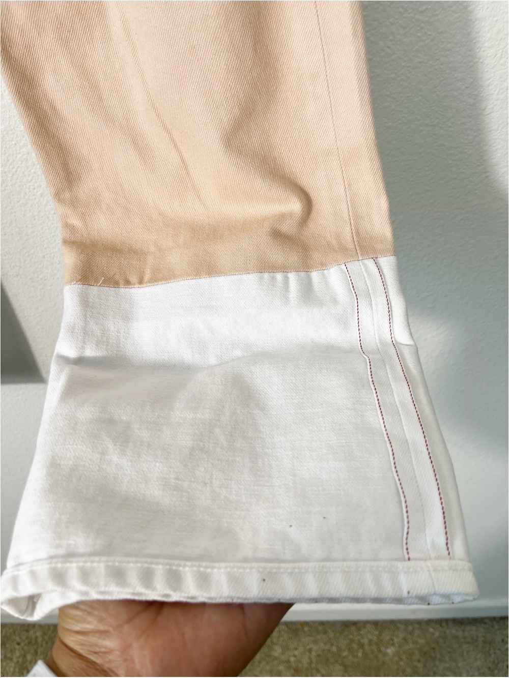 Rag & Bone Trompe L’oeil Selvedge Cuff Detail Jeans NEW - Picture 6 of 12